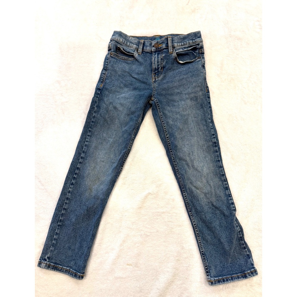 Thereabouts Boys Slim Fit Jeans Medium‎ Wash Blue Size 8 Adjustable Waist